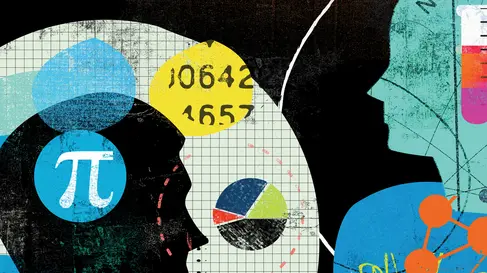 Collage of student profiles and education subject choices
