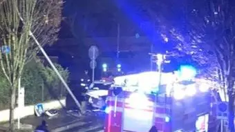 L’incidente avvenuto tra sabato e domenica lungo via D’Annunzio a ridosso di via dei Campi