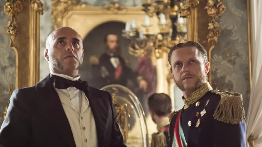 Lorenzo Acquaviva (a sinistra) e Ivan Zerbinati (a destra) protagonisti de “Il barone e l’arciduca”
