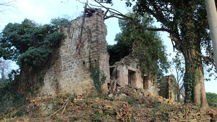 la "casa degli alpini" sul Quarin