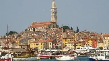 Una panoramica della cittadina di Rovigno