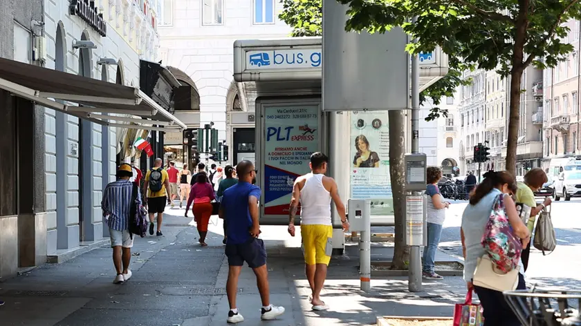 La Luminosa in via Carducci. Foto Lasorte