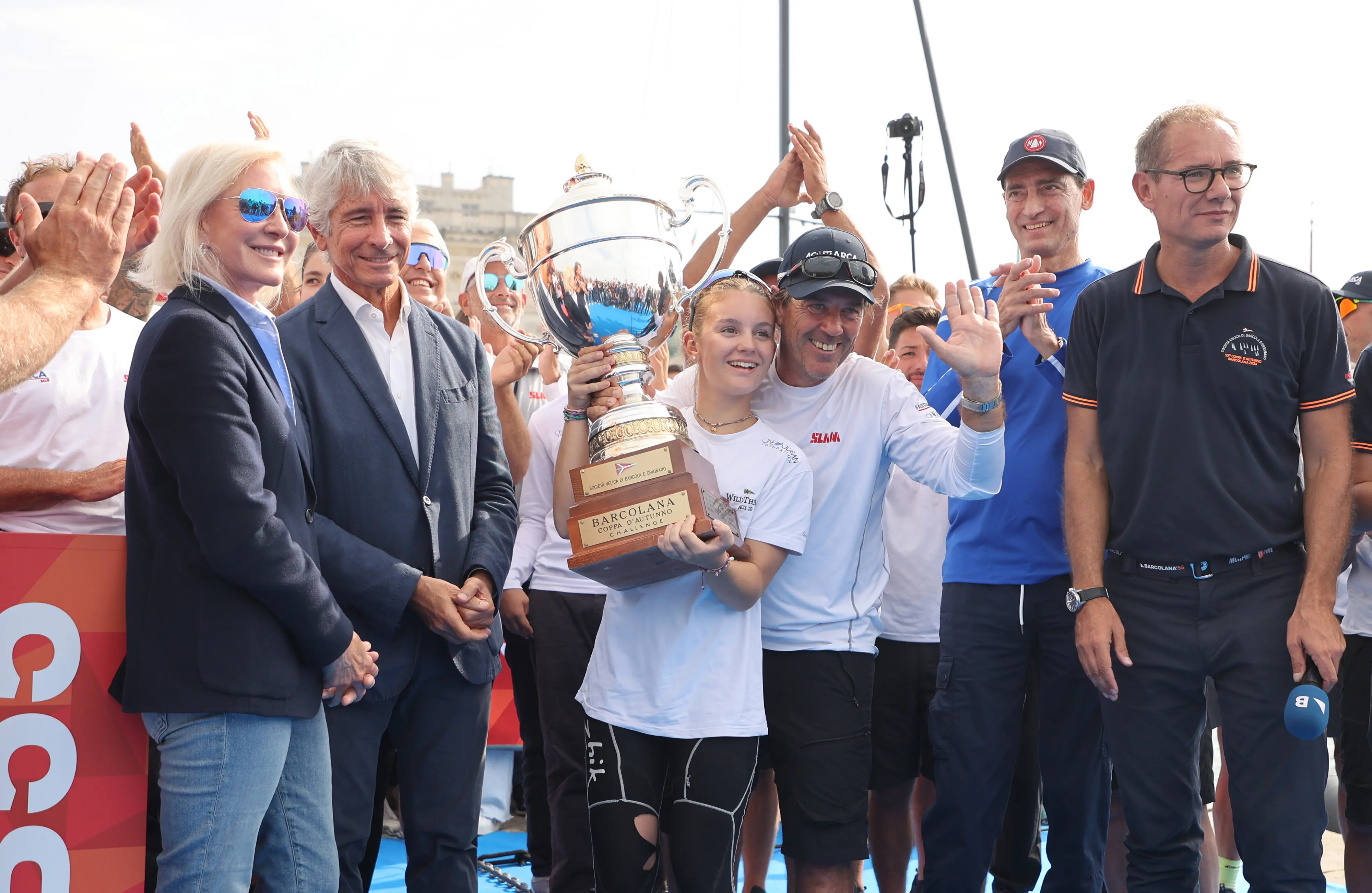 Lasorte Trieste 08/10/23 - Barcolana 55, Premiazioni, Schmidt, Min, Abodi, Gialuz, Benussi, Sironi