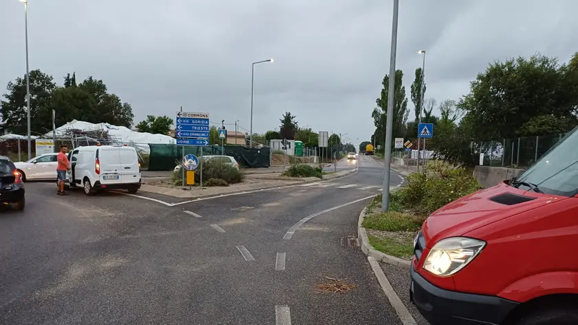 La strada riaperta a Cormons