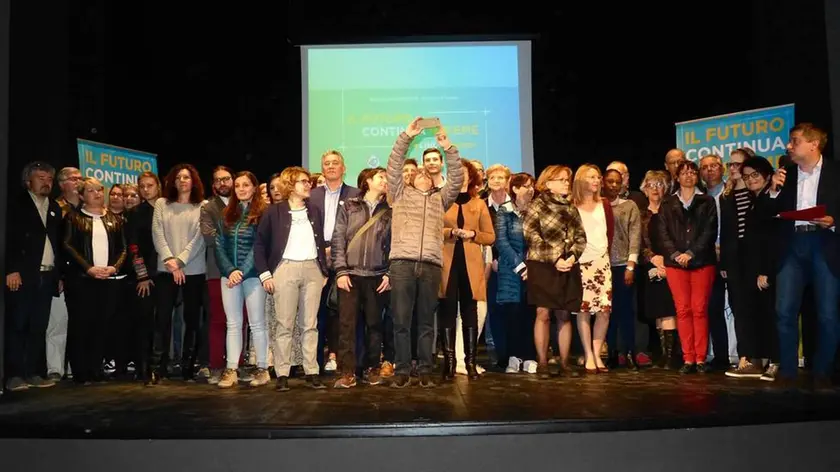 Bumbaca Gorizia 06.05.2019 Gradisca elezione presentazione liste Tomasincic - varie e gruppo tutte le liste © Fotografia di Pierluigi Bumbaca