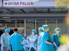 Un esterno del Centro clinico-ospedaliero di Spalato
