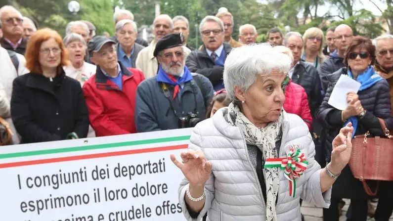 Bumbaca Gorizia 03.05.2015 Ricordo deportati al Lapidario Fotografia di Pierluigi Bumbaca