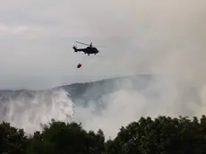 L'incendio sul Monte Santo in Slovenia