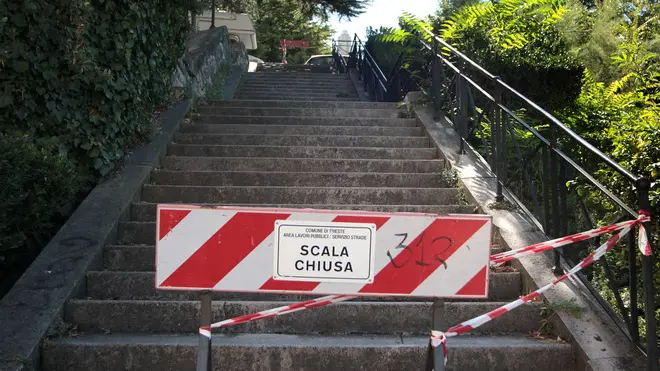 Lasorte Trieste 02/09/13 - Scala Chiusa fra Via Capitolina e Via Del Monte