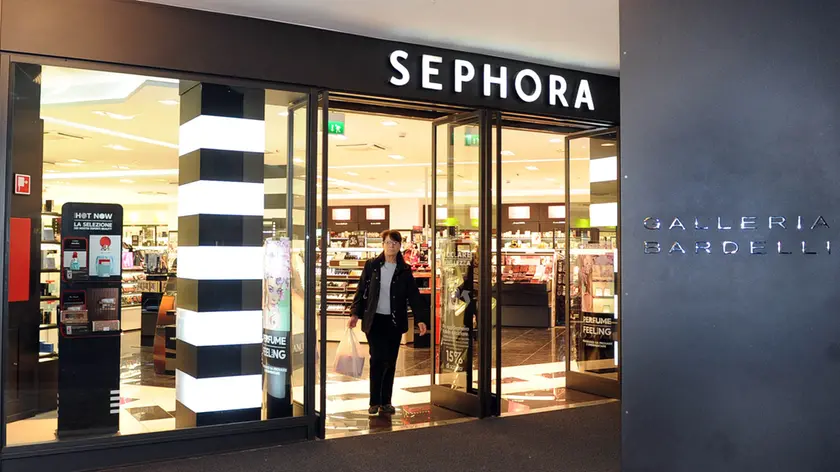 Udine 4 novembre 2015. Furto negozio Sephora. © Petrussi Foto Press - Diego Petrussi