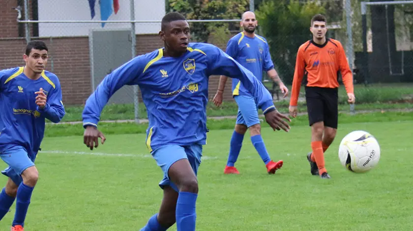 Bonaventura Monfalcone-03.11.2019 Samba Sarr-Romana Calcio-Fiumicello-foto di Katia Bonaventura