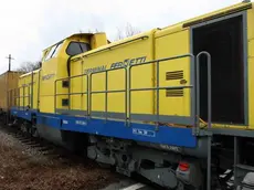 sterle trieste 21 01 09 primo treno porta container da porto nuovo a fernetti autoporto