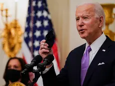 Il neo presidente degli Stati Uniti Joe Biden durante una recente conferenza alla Casa Bianca