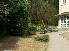 Il giardino della scuola Borgolauro di Muggia