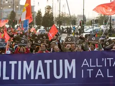 Il corteo in Campo Marzio