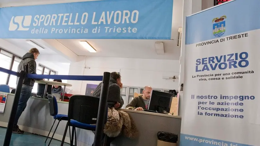 Lo Sportello del lavoro quando era in gestione alla Provincia