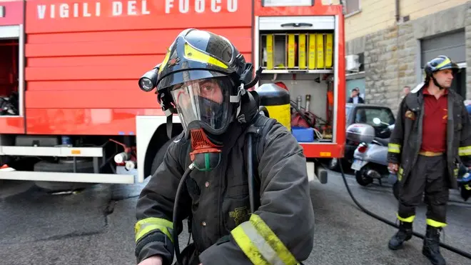 Un intervento dei vigili del fuoco di Trieste in una foto d'archivio