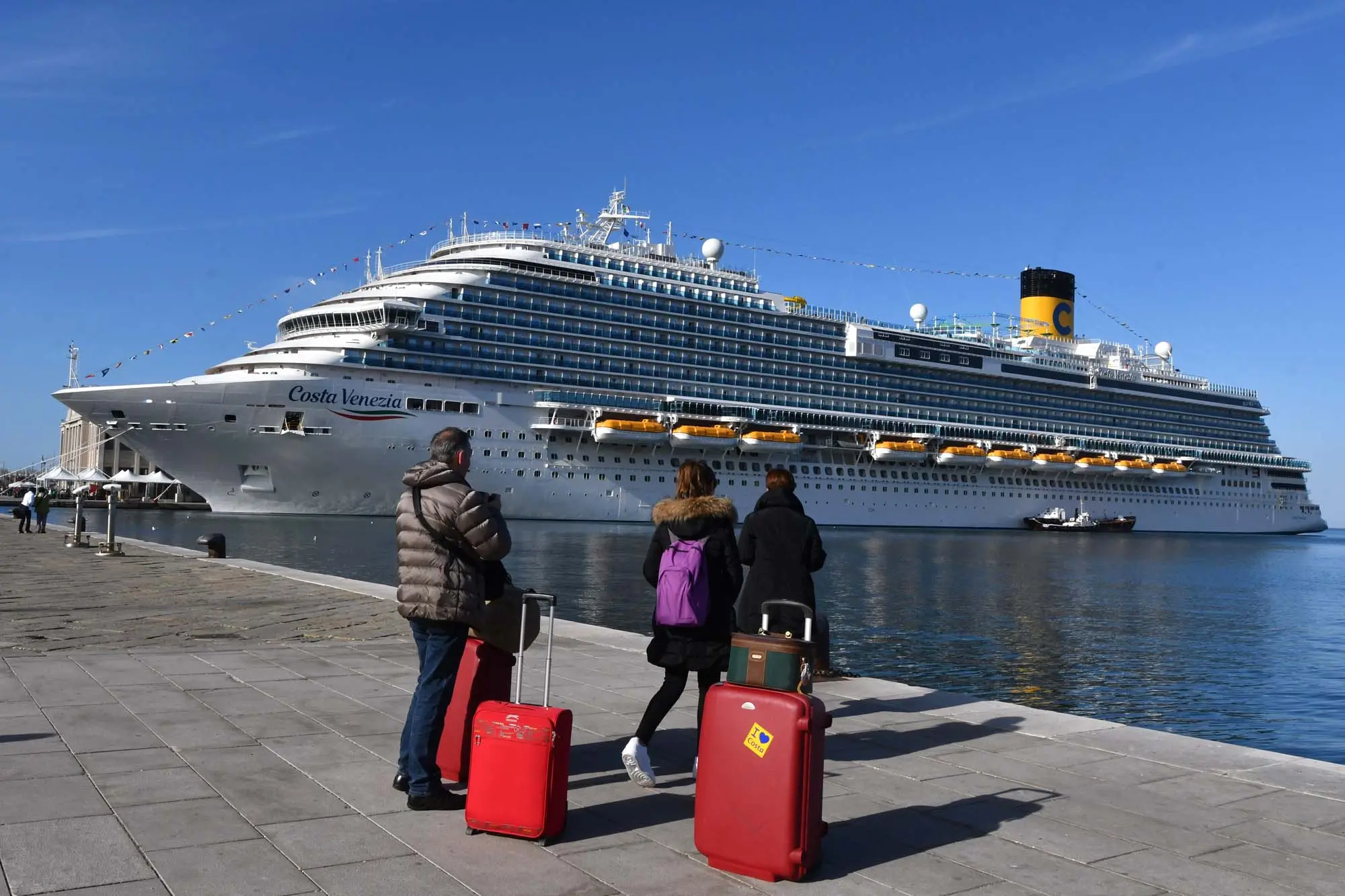 Foto Bruni Trieste 08.03.2019 Costa Venezia di nuovo a Trieste