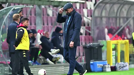 Il tecnico della Triestina Pep Clotet foto Lasorte