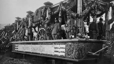 Il carro ferroviario su cui viaggiò la salma del Milite Ignoto nel 1921