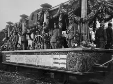 Il carro ferroviario su cui viaggiò la salma del Milite Ignoto nel 1921