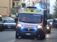 Un'ambulanza in azione