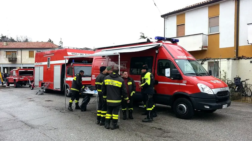 Le ricerche in corso al Villaggio del Pescatore (Lasorte)