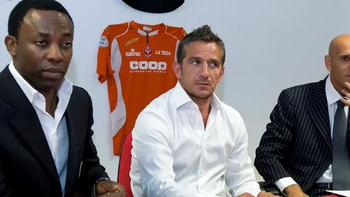 Silvano Trieste 10/07/2014 Sede Triestina, presentazione nuovo allenatore Pasquale Luiso