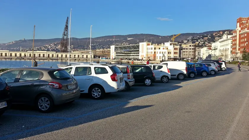 Parcheggi a pagamento sulle Rive di Trieste