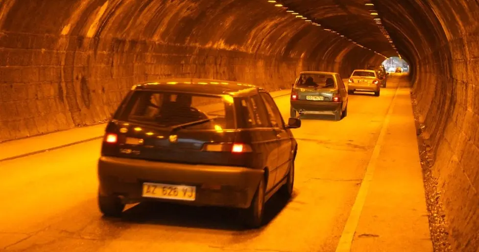 La Galleria quando si poteva circolare in auto