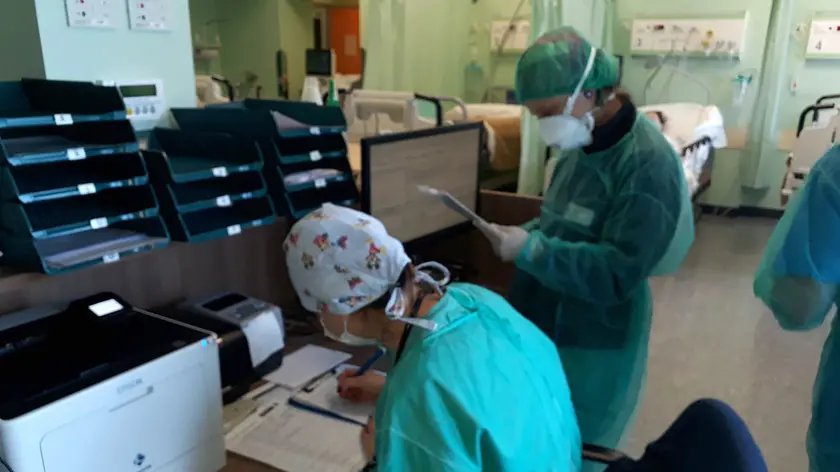 Silvano Trieste 2020-03-31 Terapia Intensiva, Ospedale di Cattinara