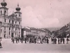 Una foto storica di piazza Vittoria