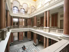 L'interno del tribunale di Trieste