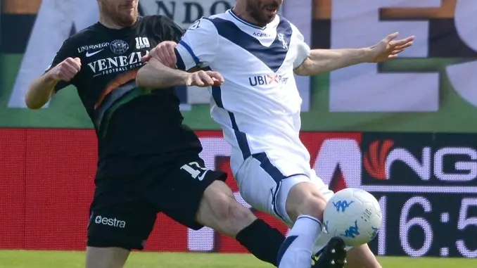 Interpress\M.Tagliapietra Venezia 08.04.2018.- Calcio Venezia-Brescia. Modolo, Caracciolo