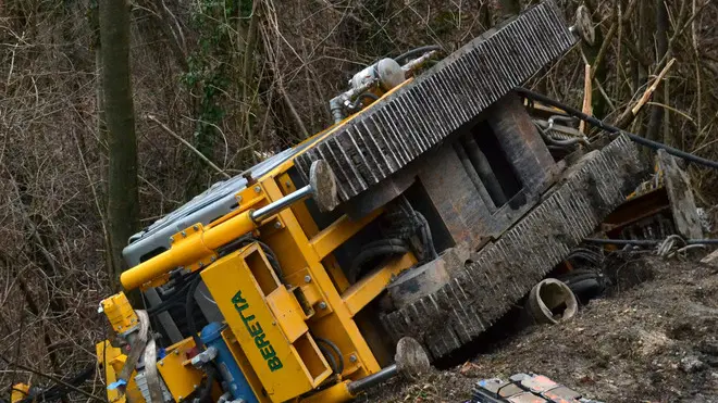 Lusevera 20 Febbraio 2014. incidente Telefoto Copyright Petrussi Foto Press TURCO