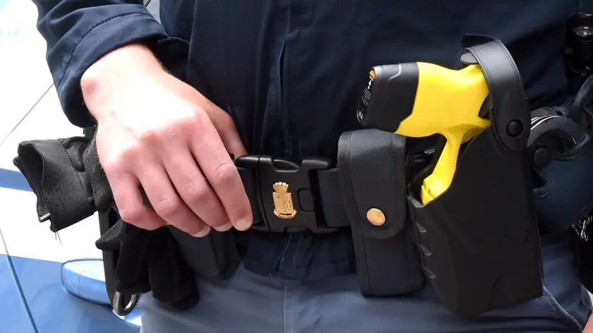 Foto Bruni Trieste 23.05.22 Polizia Squadra volante ora dotate anche di teser