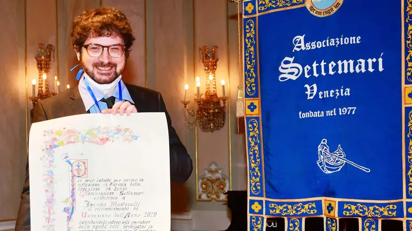Interpress.Matteo Tagliapietra. 16.01.22.- "Teatro La Fenice" il medico Jacopo Monticelli premio Veneziano dell'anno.