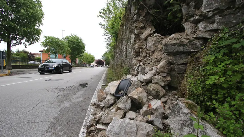 Bonaventura Monfalcone-22.05.2019 Muro di cinta crollato-Ex cotonificio-Ronchi dei Legionari-foto di Katia Bonaventura