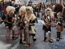 Bumbaca Gorizia 02.03.2014 Romans Carnevale Gruppo PREISTORIA Quaiat- Foto Pierluigi Bumbaca