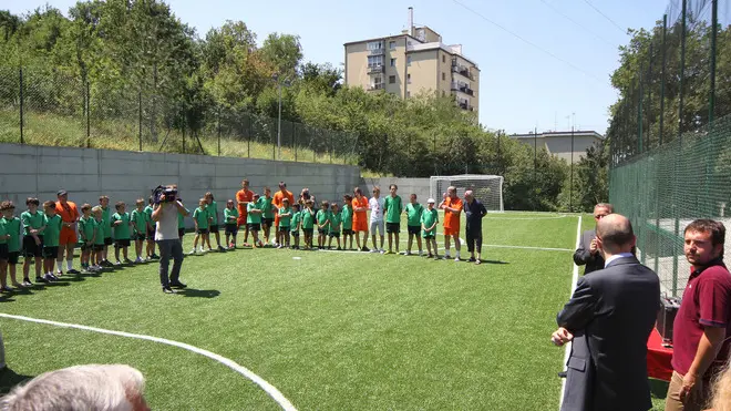 Lasorte Trieste 29/06/11 - Via Montebello, Inaugurazione Campo Calcio a 5 Montebello Don Bosco