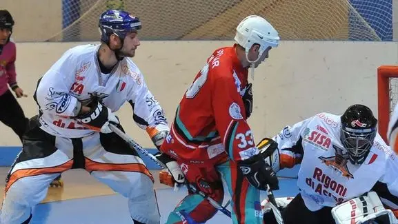 BRUNI TRIESTE 17 11 09 Coppa Italia Edera TS/Asiago-gol del 2-2