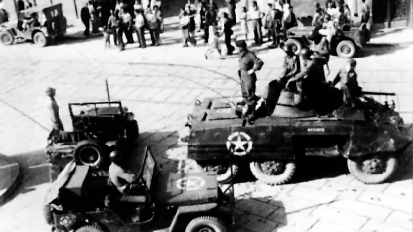 Mezzi militari americani a Trieste