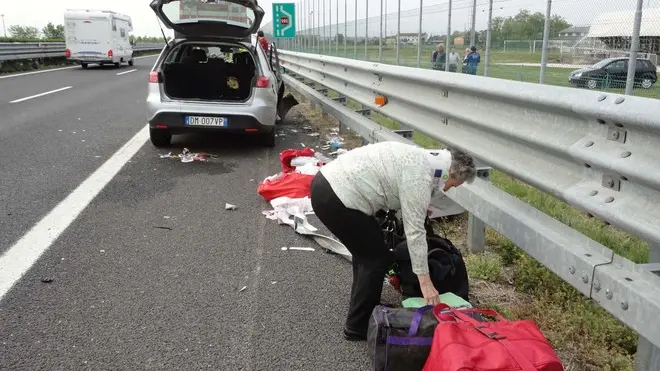 Palmanova Udine sud 23-04-2011 incidente Copyraight Pfp