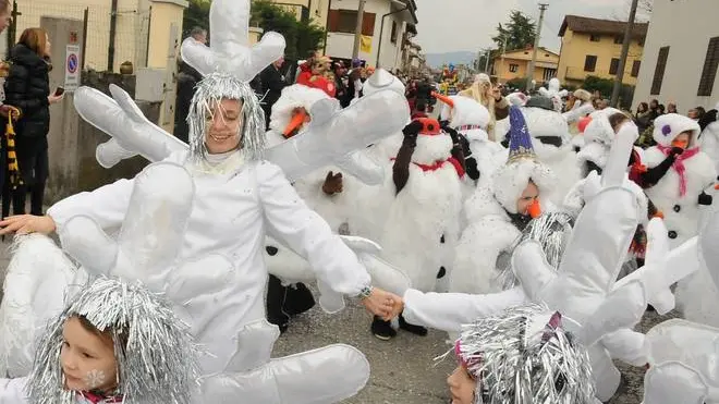 Bumbaca Gorizia 02.03.2014 Sfilata Carnevale Savogna 07 Nabrezina Foto Pierluigi Bumbaca