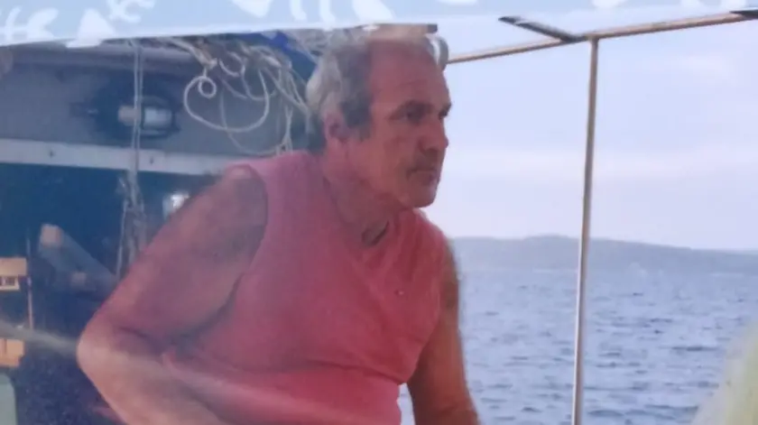 Gaetano D’Ambrosio a bordo della sua lampara