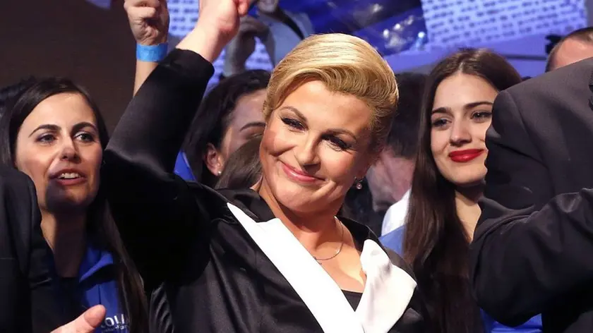 La presidente croata Kolinda Grabar-Kitarovic