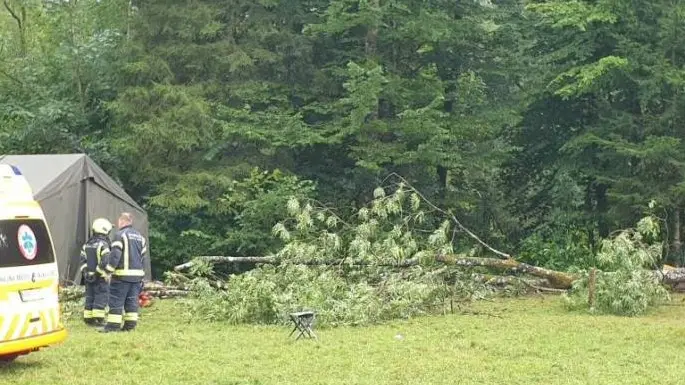 Il luogo dell'incidente nella foto tratta dal Primorski