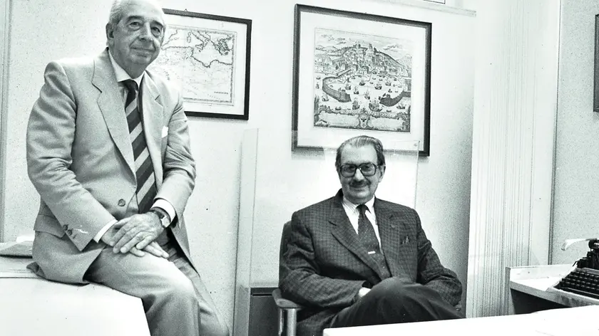 Mariano Faraguna e Lino Carpinteri fotografati da Federico Manna