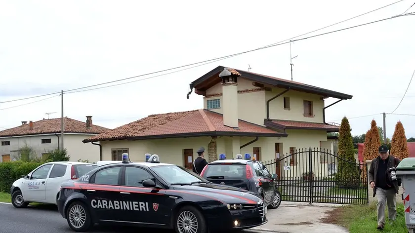 Cervignano 11 ottobre 2012 Omicidio in villa in via Monfalcone 54. Copyright © Foto Petrussi / Massimo Turco