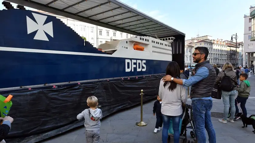 Foto BRUNI 20.10.2018 Guinnes dei primati LEGO- nave da crociera da 1milione di pezzi